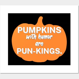 Pumpkins with humor are pun-kings Posters and Art